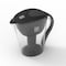 Drinkpod Ultra Premium Alkaline Water Pitcher - 3.5L Pure Healthy Water Ionizer w/3 Alkaline Water Filters DPPITCHER1XLBLK - alternate 3